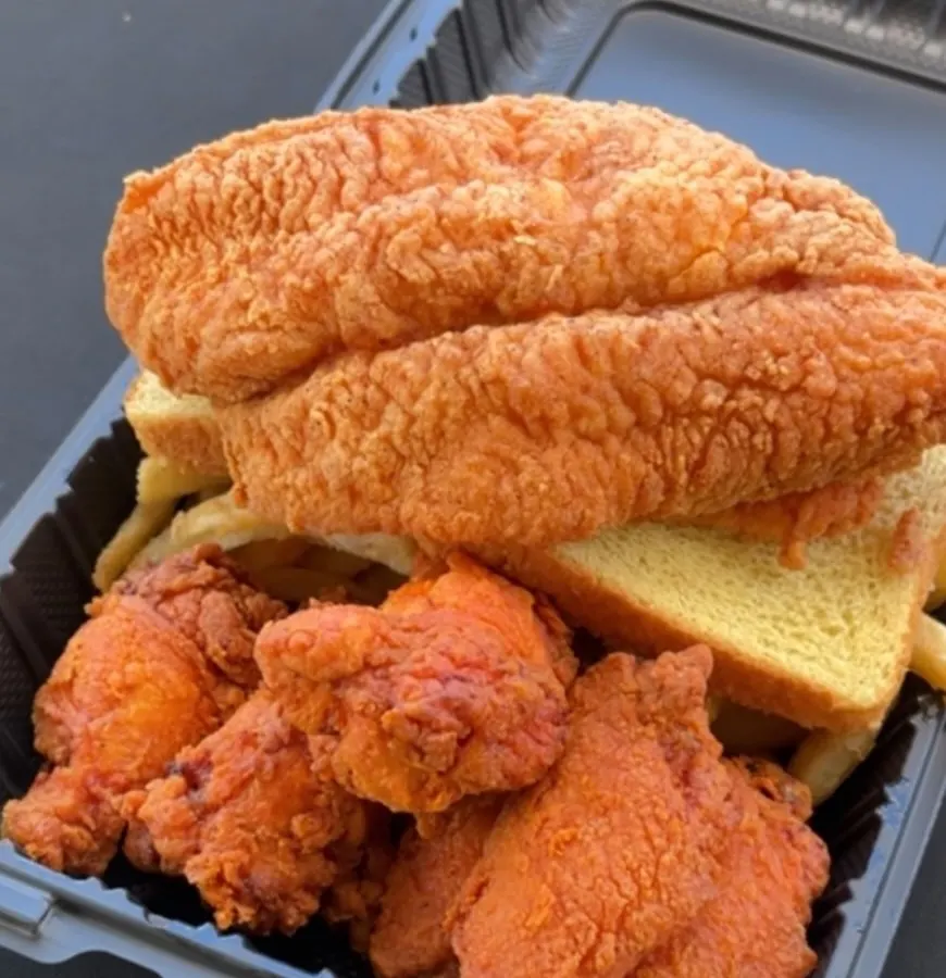 Crispy golden fried fish